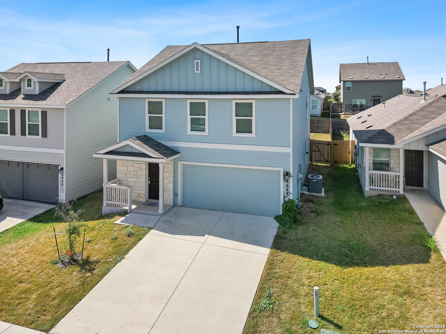 8842 Barrow Path Converse, TX 78109 - Photo 6 of 36 a front view of a house with a yard