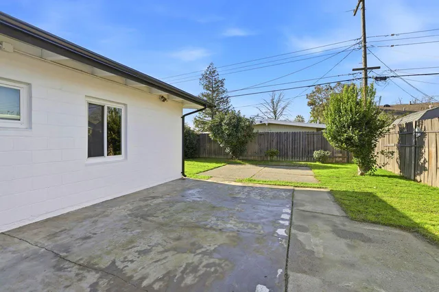 a view of a house with a swimming pool