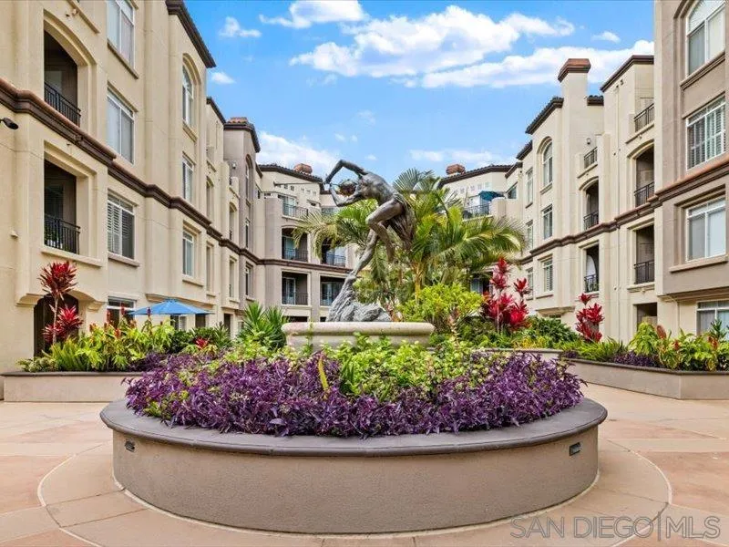 9237 Regents Road, Unit K101 La Jolla, CA 92037 - Photo 1 of 29 a view of a garden with potted plants