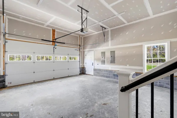 a view of a porch with a bench