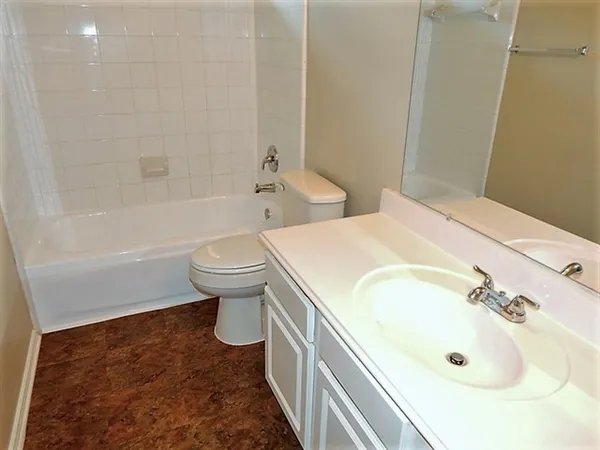 a bathroom with a sink and a toilet