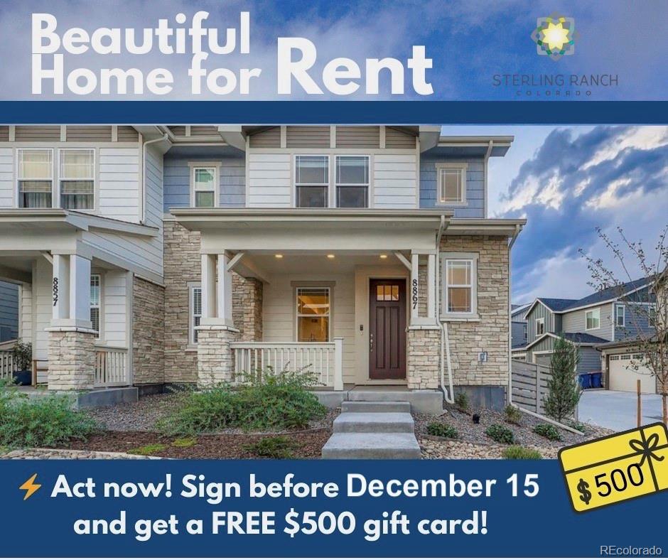 a front view of a building