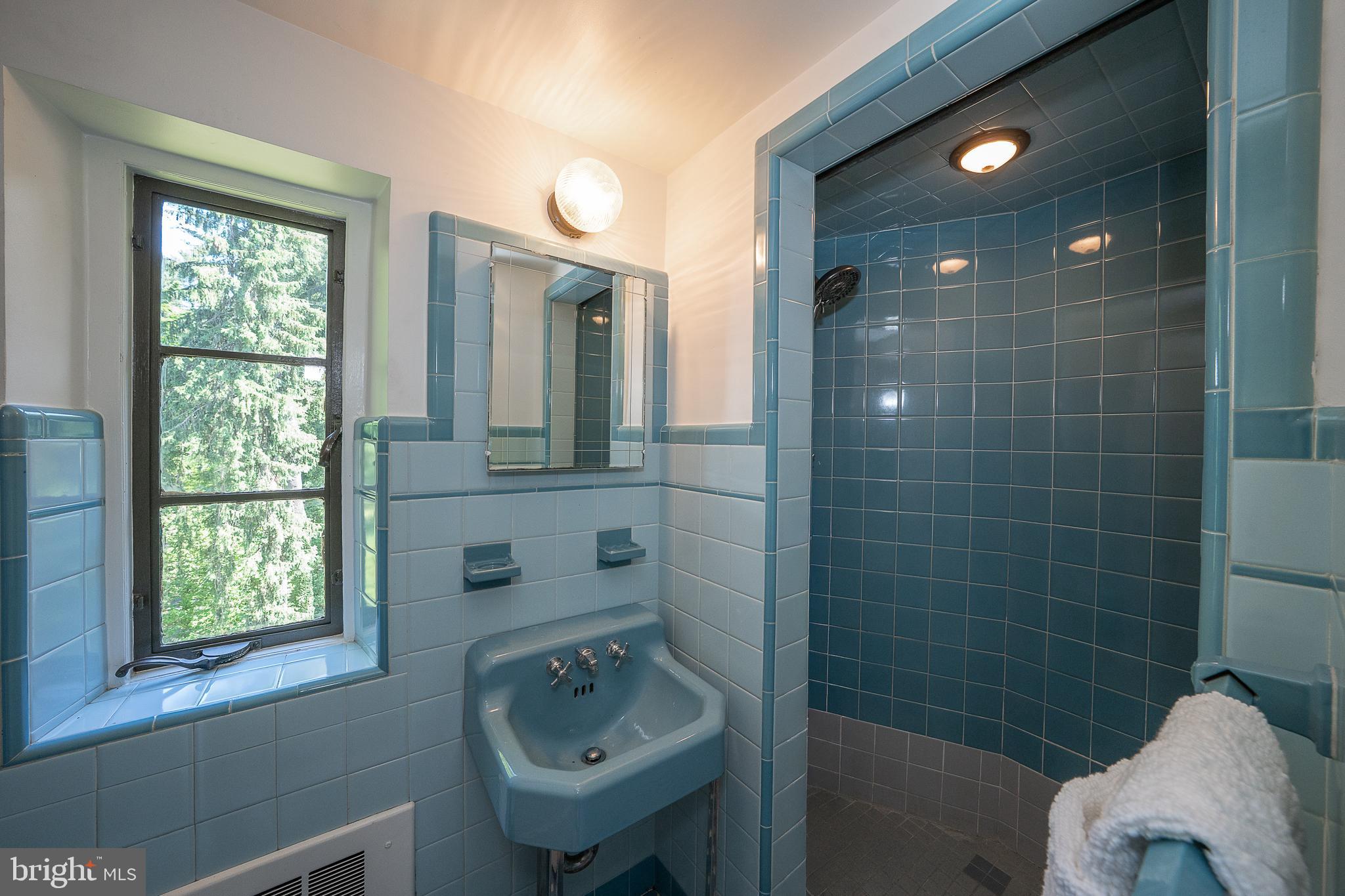 1187 Rydal Road Rydal, PA 19046 - Photo 38 of 53 Vintage Third Floor Bathroom with walk in Shower