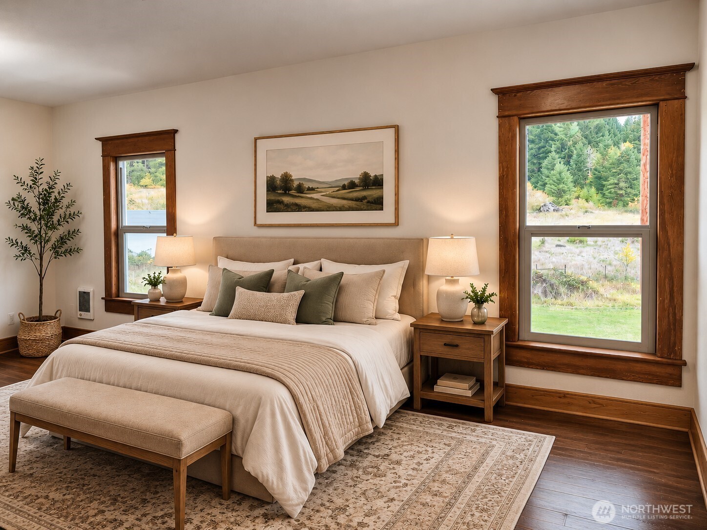 1604 Lincoln Creek Road Rochester, WA 98579 - Photo 23 of 40 a bedroom with a bed and a window