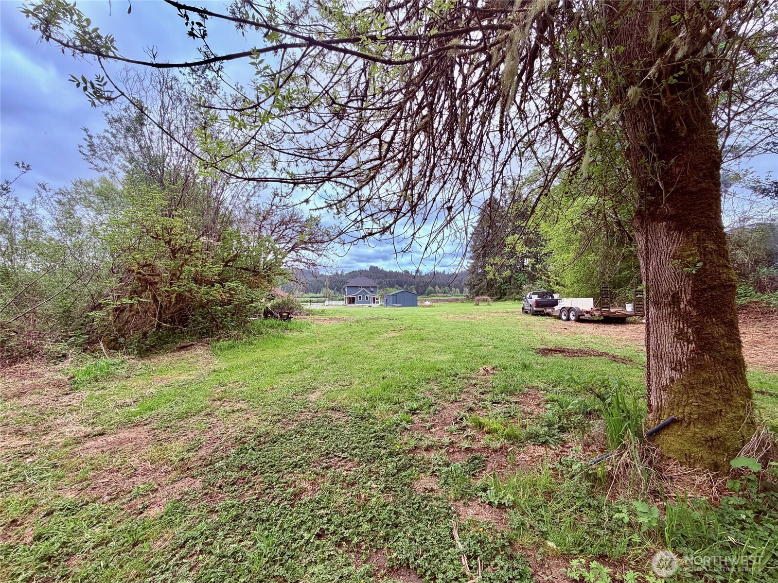 1604 Lincoln Creek Road Rochester, WA 98579 - Photo 35 of 40 a view of backyard with green space