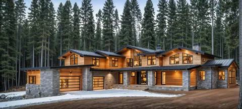 front view of a house with a street