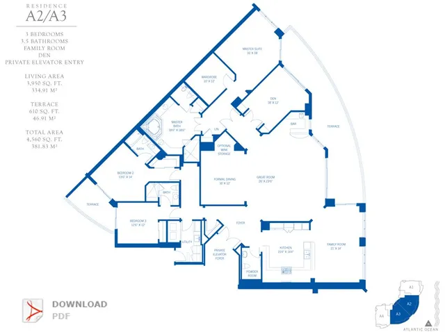 $4,750,000 | 2700 North Ocean Drive, Unit 2203A, Singer Island, FL 33404