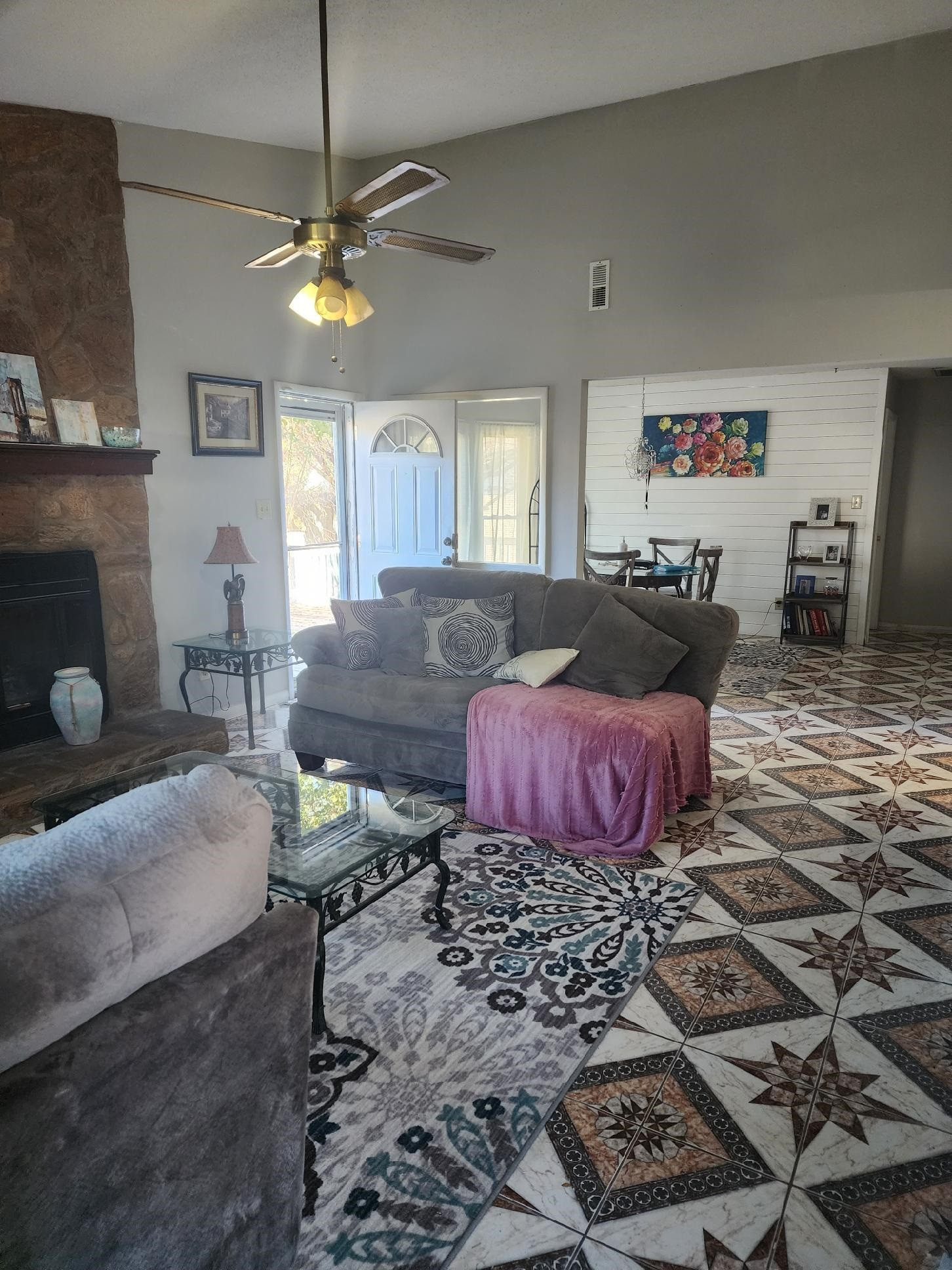 109 Marvin Drive Spring Lake, NC 28390 - Photo 2 of 13 a living room with furniture and a chandelier