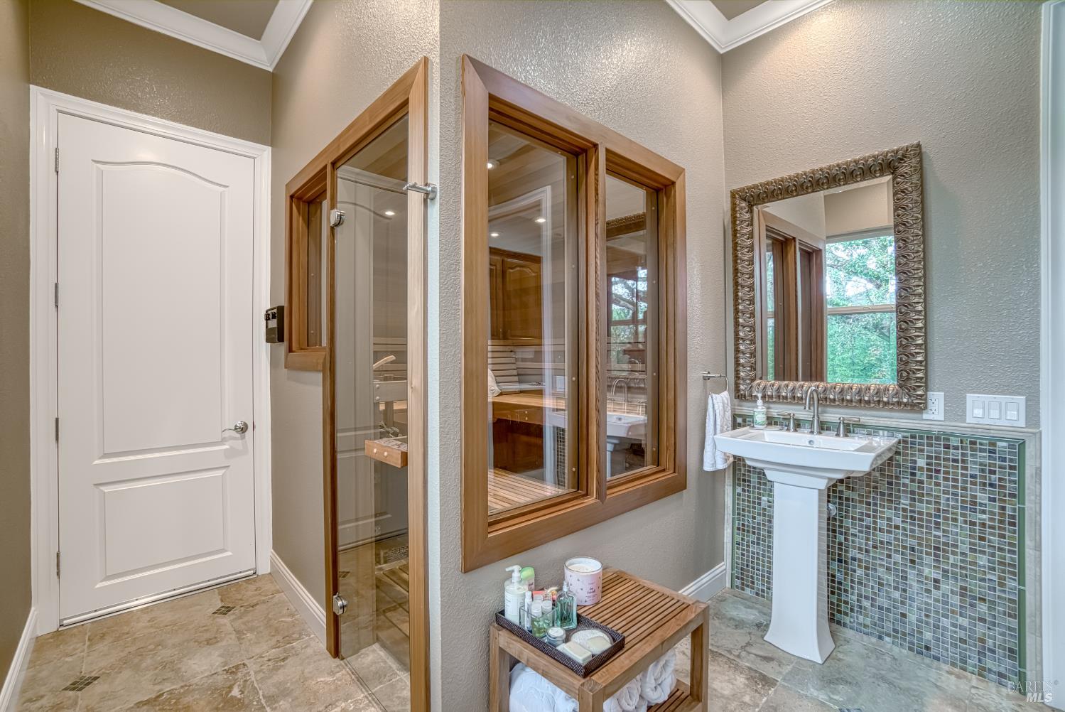 2703 Brush Creek Road Santa Rosa, CA 95404 - Photo 49 of 76 a spacious bathroom with a shower and a sink