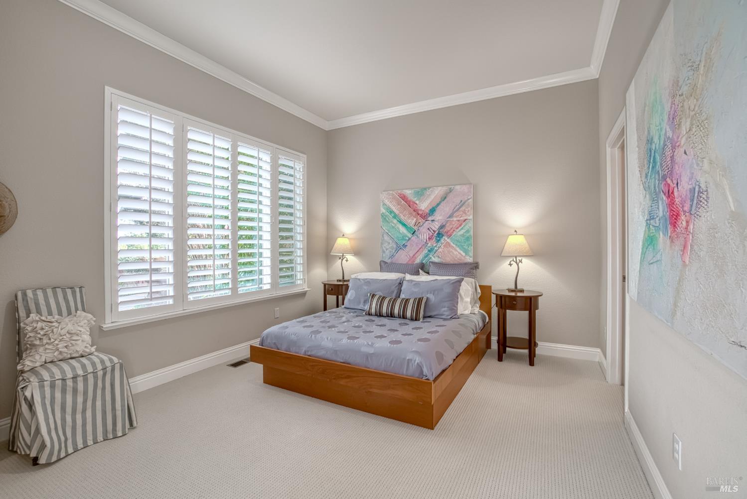 2703 Brush Creek Road Santa Rosa, CA 95404 - Photo 56 of 76 a bedroom with a bed and a couch