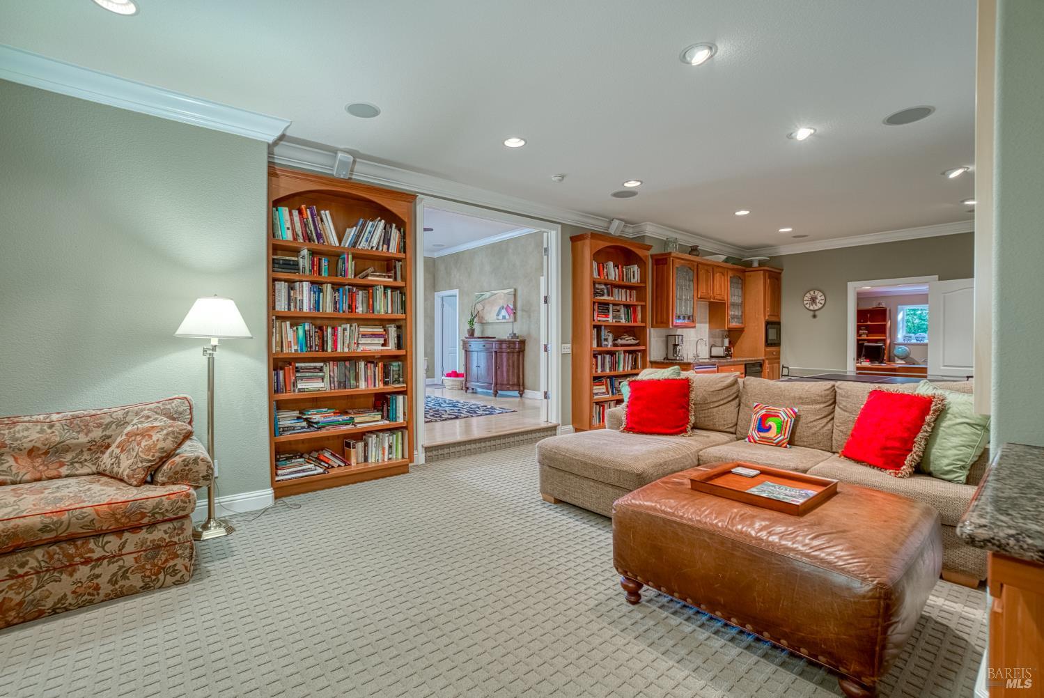 2703 Brush Creek Road Santa Rosa, CA 95404 - Photo 64 of 76 a living room with furniture and a flat screen tv