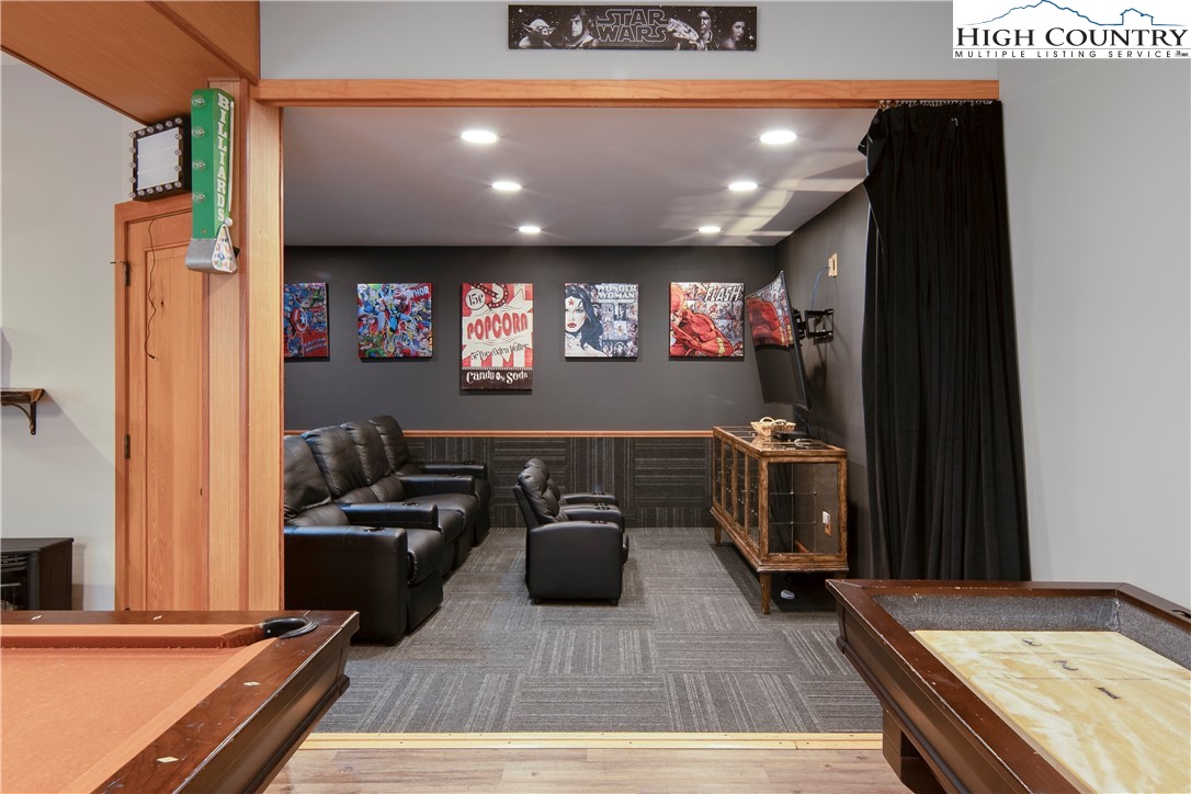 442 Aldridge Road Banner Elk, NC 28604 - Photo 29 of 50 a kitchen with a refrigerator and a counter top