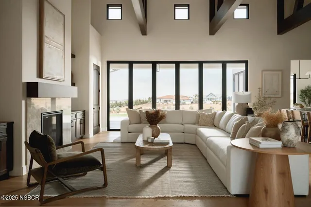 a view of a house with a yard and porch