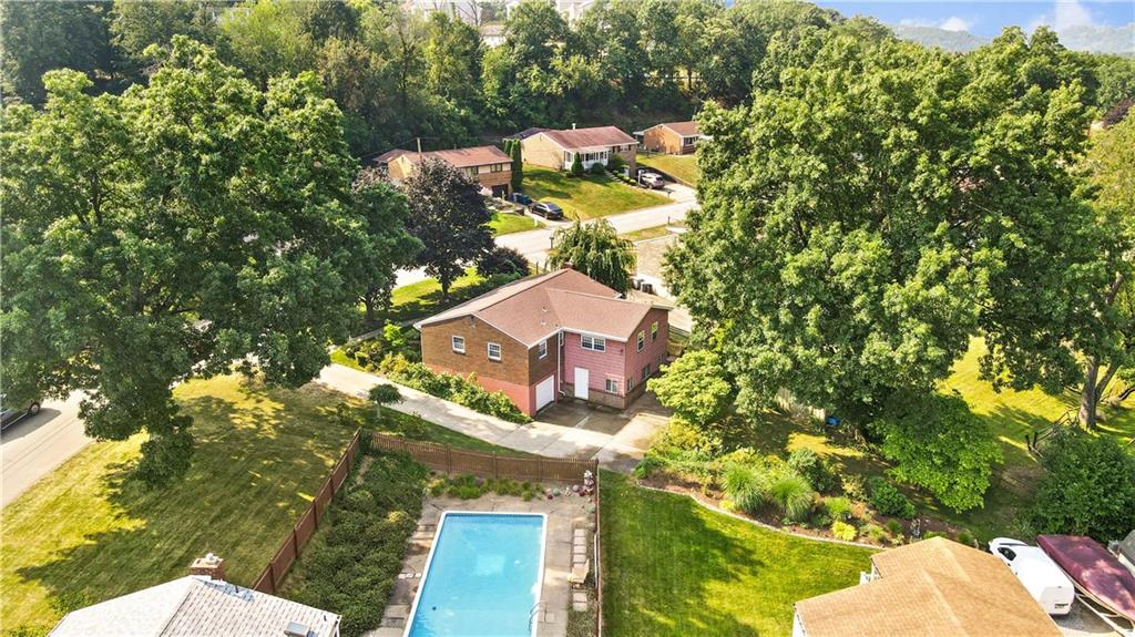 106 Fenway Road Pittsburgh, PA 15209 - Photo 4 of 25 a aerial view of a house with a yard and garden