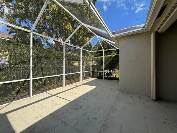 a view of a building with the glass door
