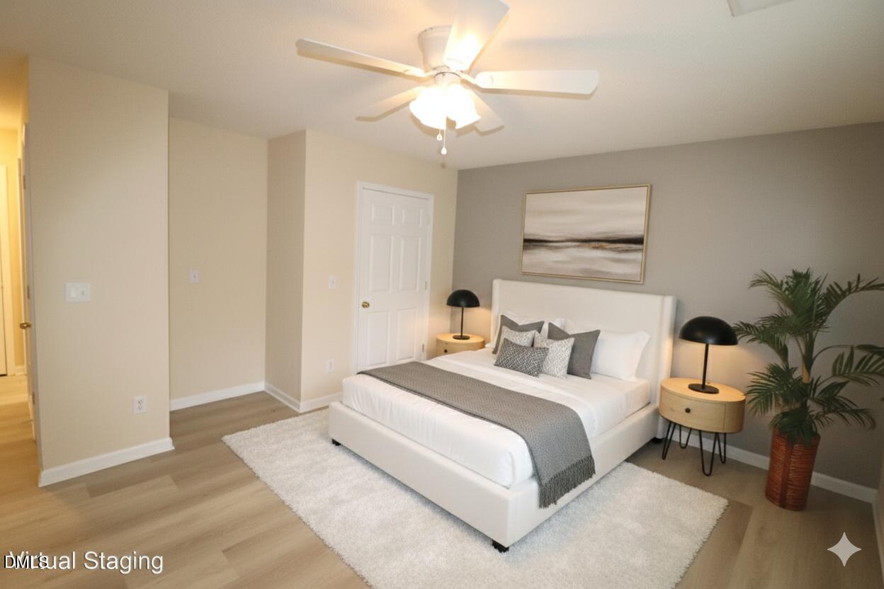 11230 Avocet Lane, Unit 102 Raleigh, NC 27617 - Photo 24 of 65 Primary bedroom from outside wall