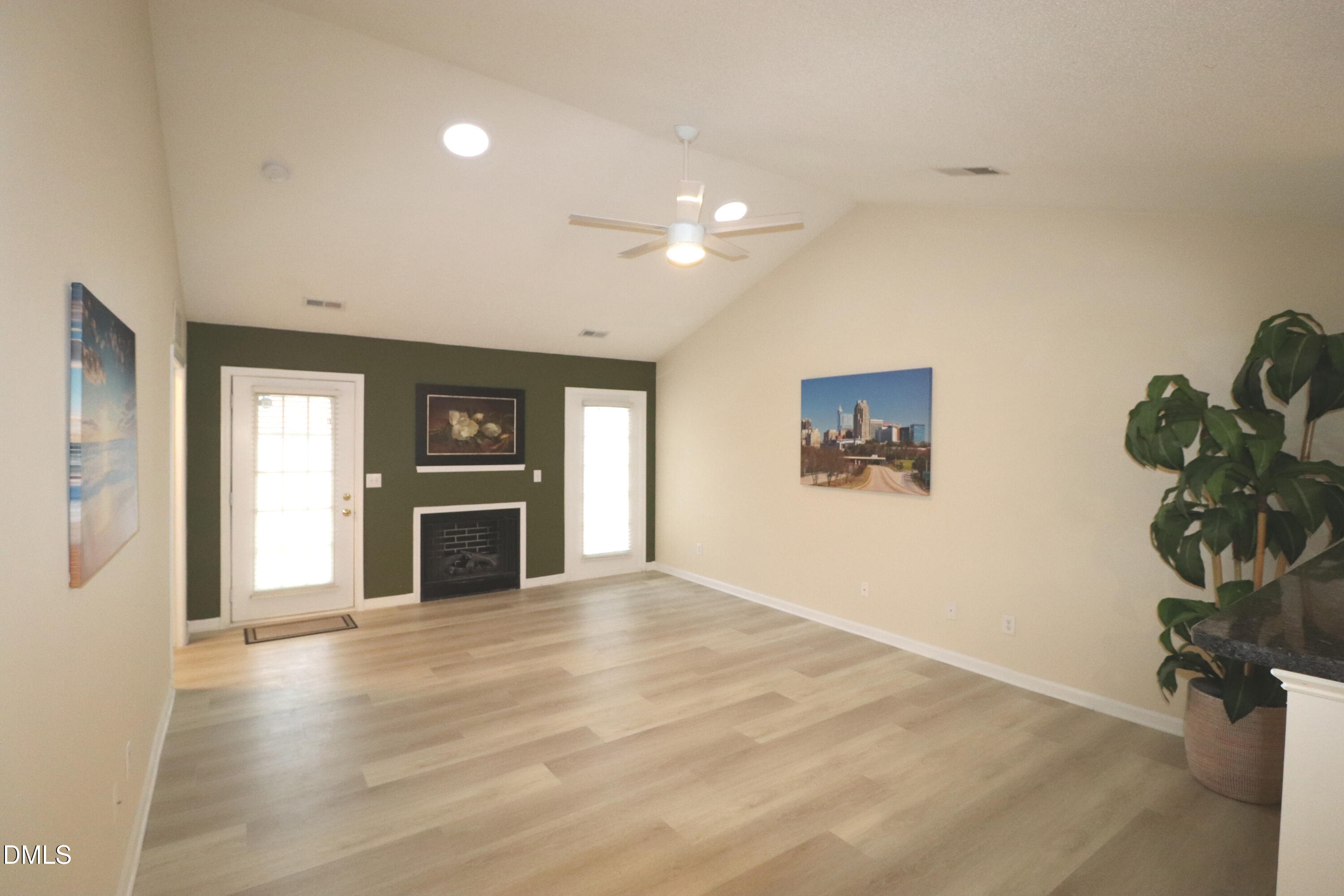 11230 Avocet Lane, Unit 102 Raleigh, NC 27617 - Photo 2 of 65 Living Room w. Fireplace