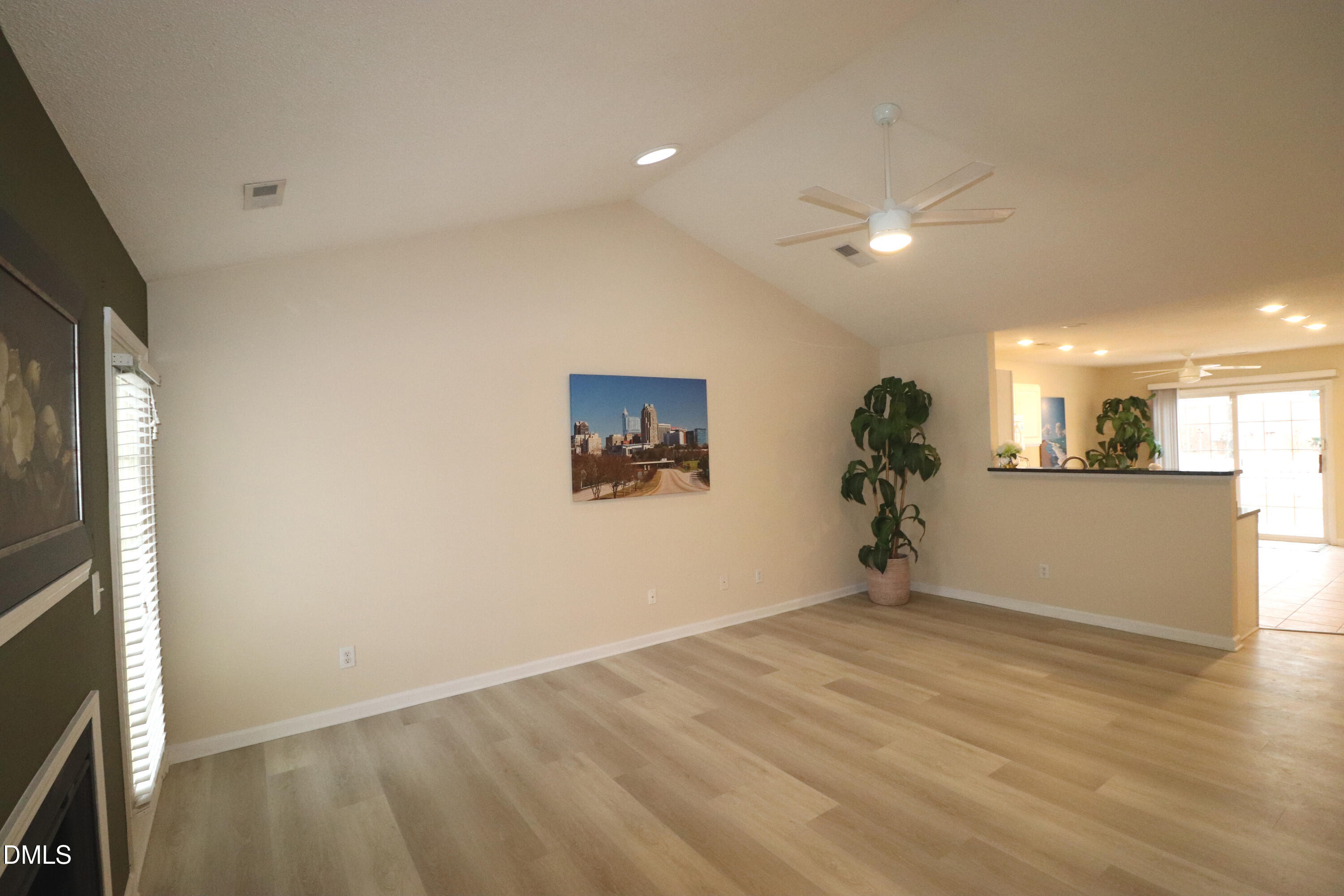 11230 Avocet Lane, Unit 102 Raleigh, NC 27617 - Photo 8 of 65 Living Room Cathedral Ceiling
