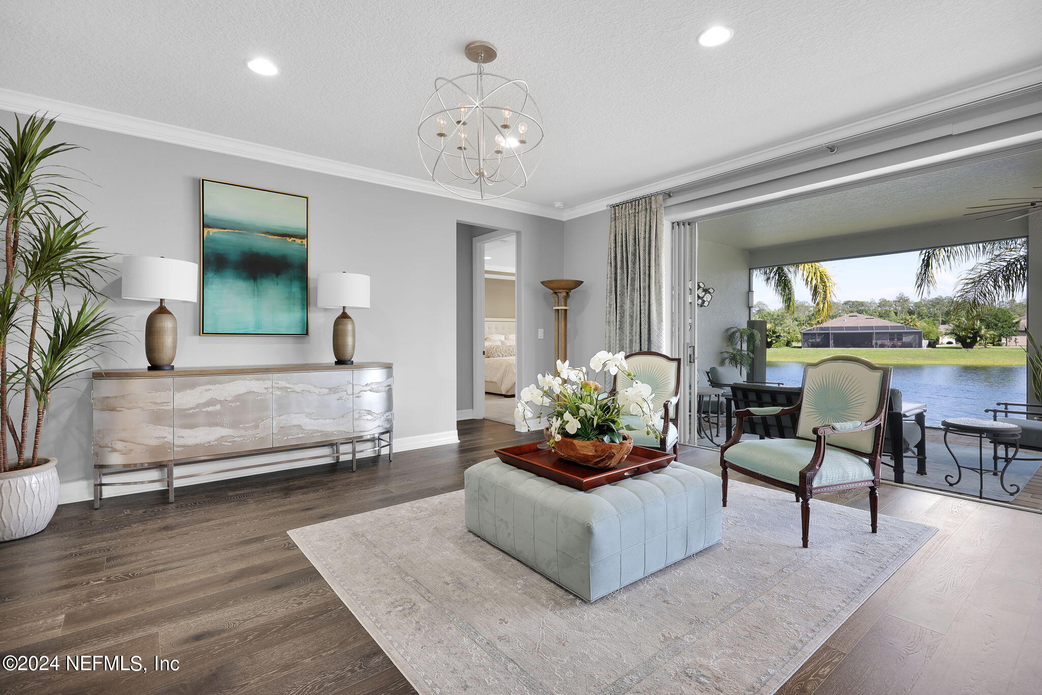 40 Tree Side Lane Ponte Vedra, FL 32081 - Photo 27 of 100 a living room with furniture and a large window
