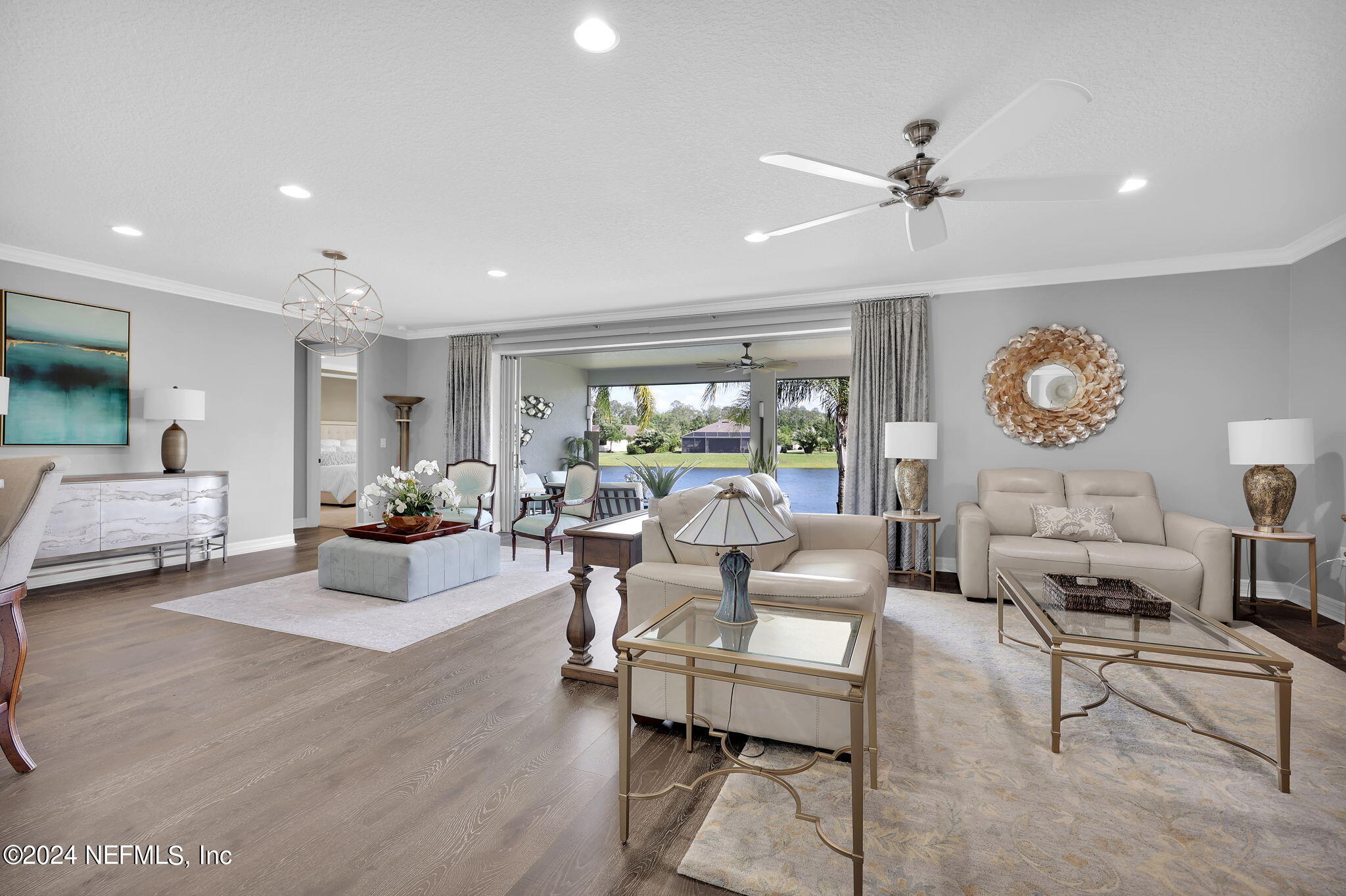 40 Tree Side Lane Ponte Vedra, FL 32081 - Photo 30 of 100 a living room with furniture and a large window