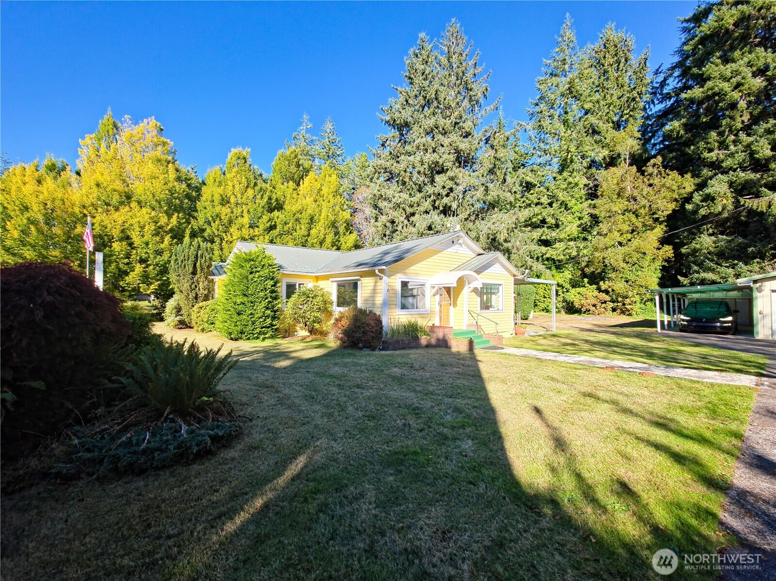 2030 Ocean Beach Road Copalis Crossing, WA 98536 - Photo 33 of 38 a view of yard with tree in the background