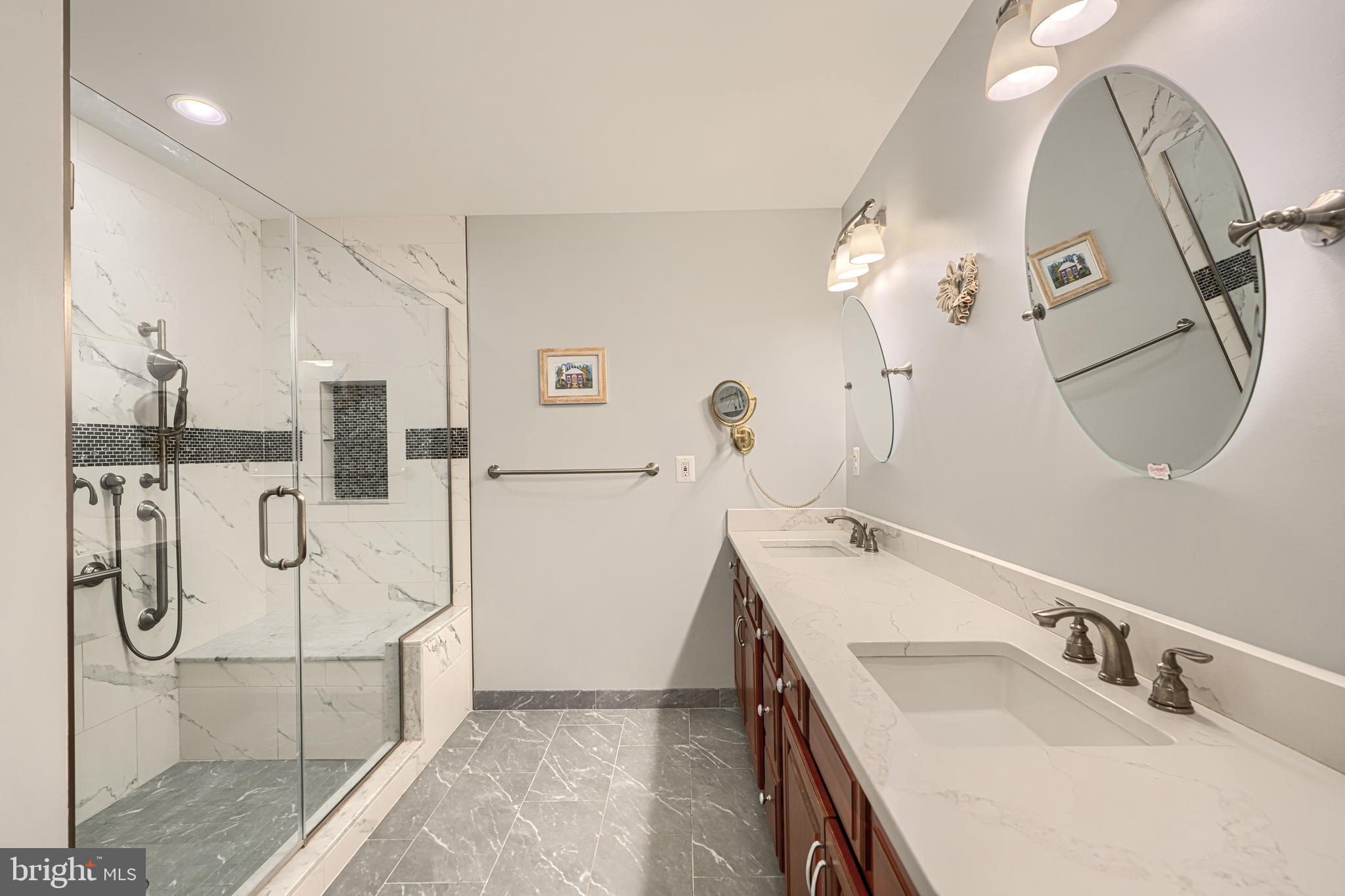 16104 Carroll Road Monkton, MD 21111 - Photo 55 of 95 walk in shower are of the jack and jill bath