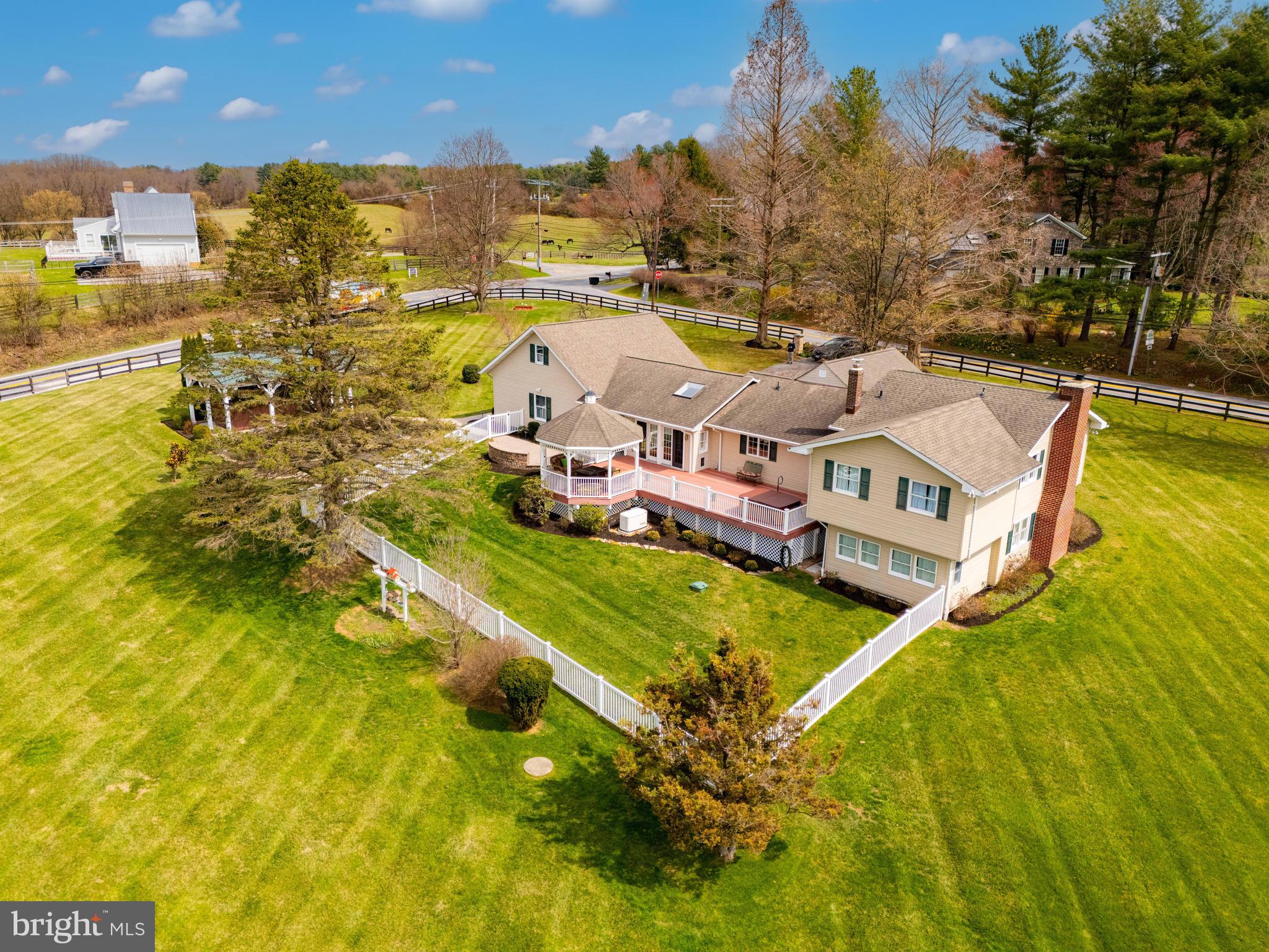 16104 Carroll Road Monkton, MD 21111 - Photo 66 of 95 drone showing dog run area