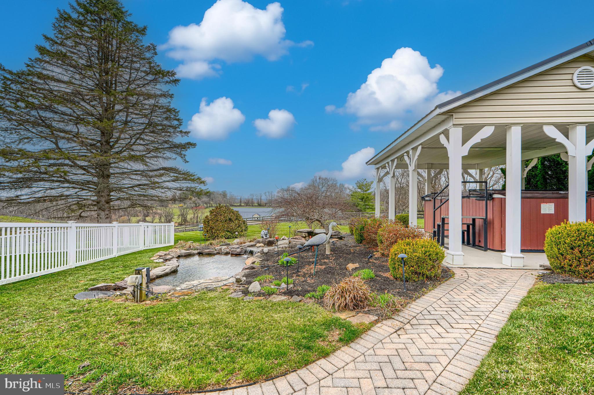 16104 Carroll Road Monkton, MD 21111 - Photo 89 of 95 running Koi pond