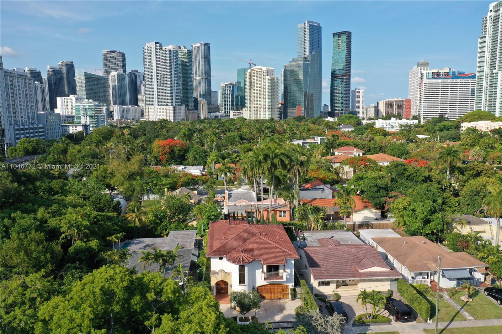 43 Southwest 20th Road Miami, FL 33129 - Photo 3 of 17 a view of a city with tall buildings