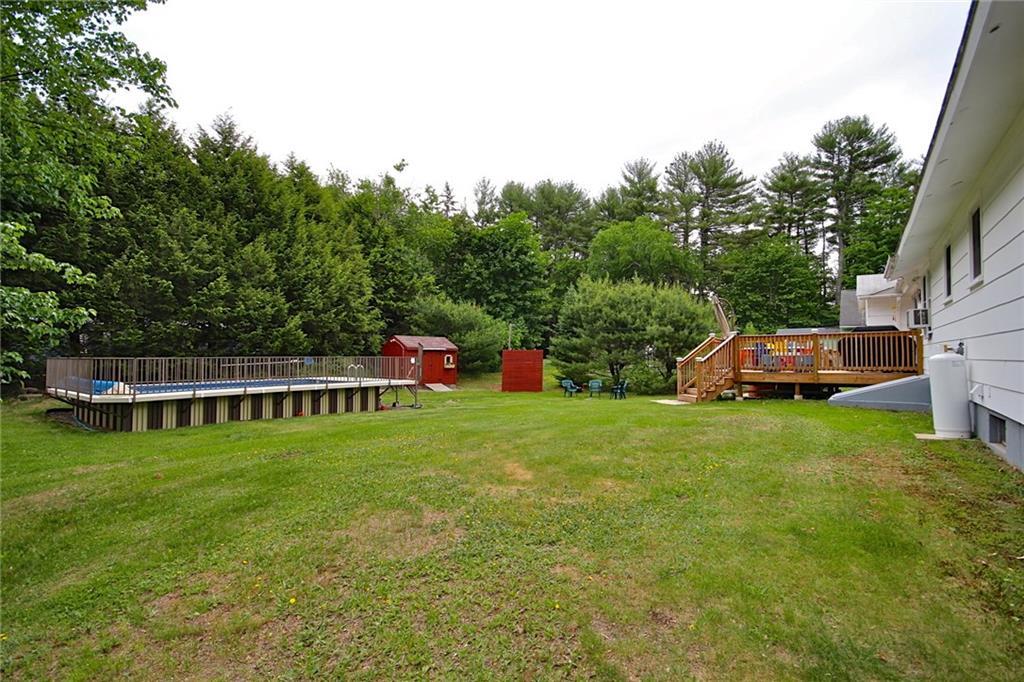 204 Main Street Springvale, ME 04083 - Photo 28 of 35 Back Yard with a Gibraltar above...