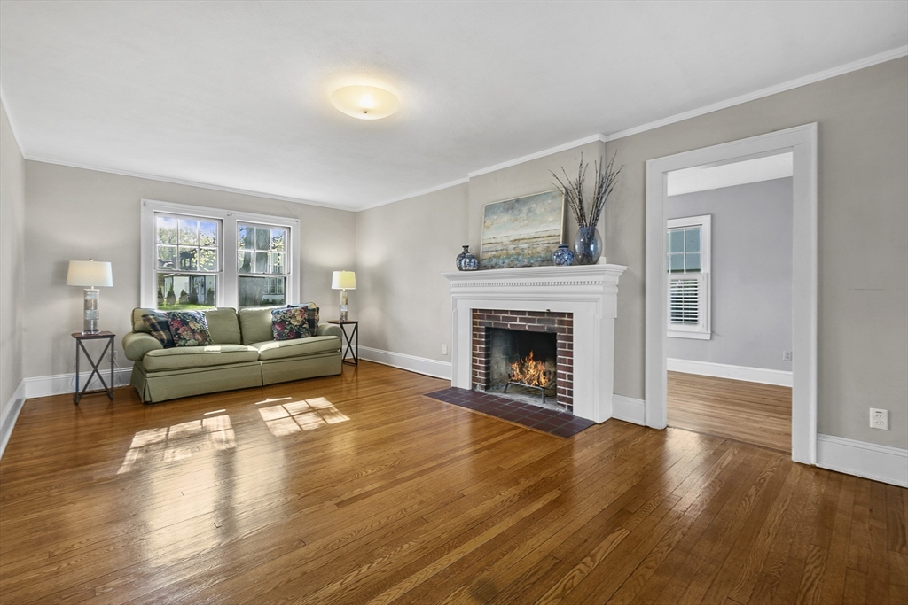 54 Chatham Road Longmeadow, MA 01106 - Photo 4 of 42 a living room with furniture and a fireplace