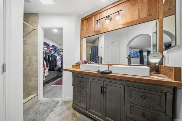 a view of a road with a building in the background