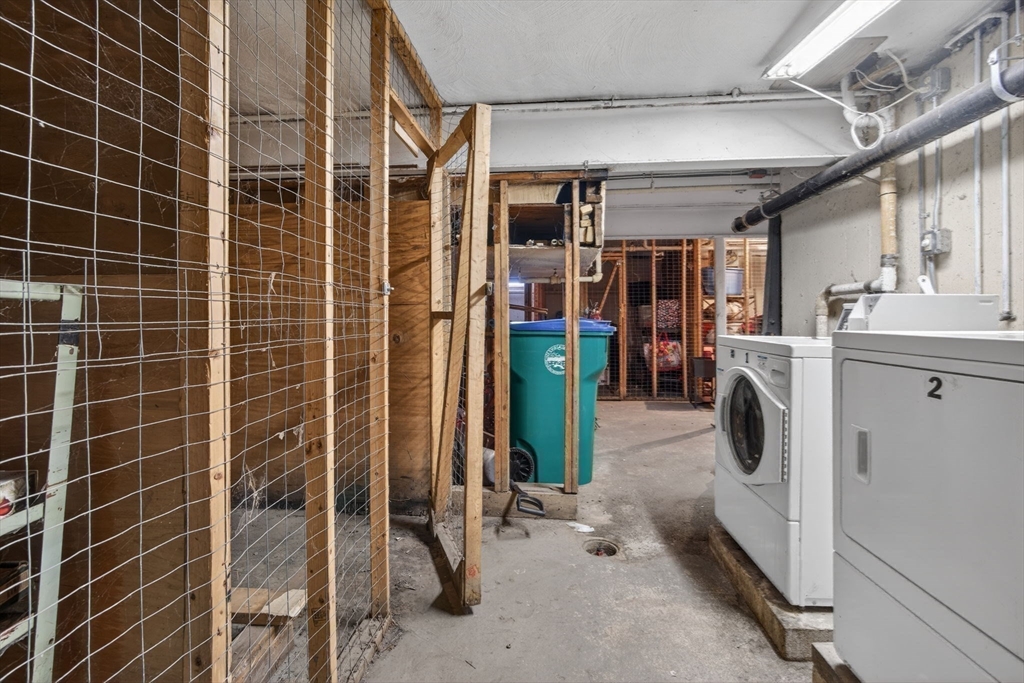 10-16 Stephen Street, Unit 5 Lynn, MA 01902 - Photo 16 of 26 a utility room with dryer and washer