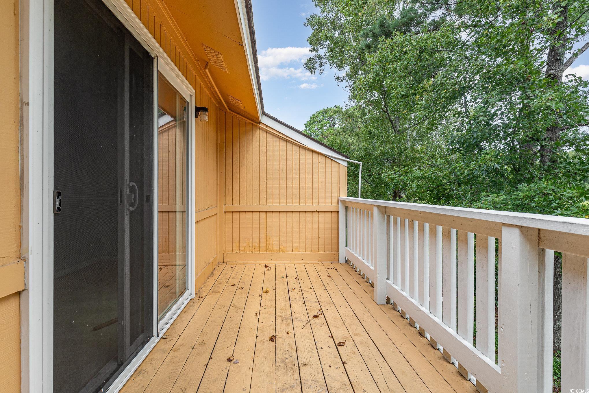 1830 Fairway Ridge Drive, Unit 6D Surfside Beach, SC 29575 - Photo 17 of 35 View of wooden terrace