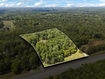 front view of a brick house with potted plants