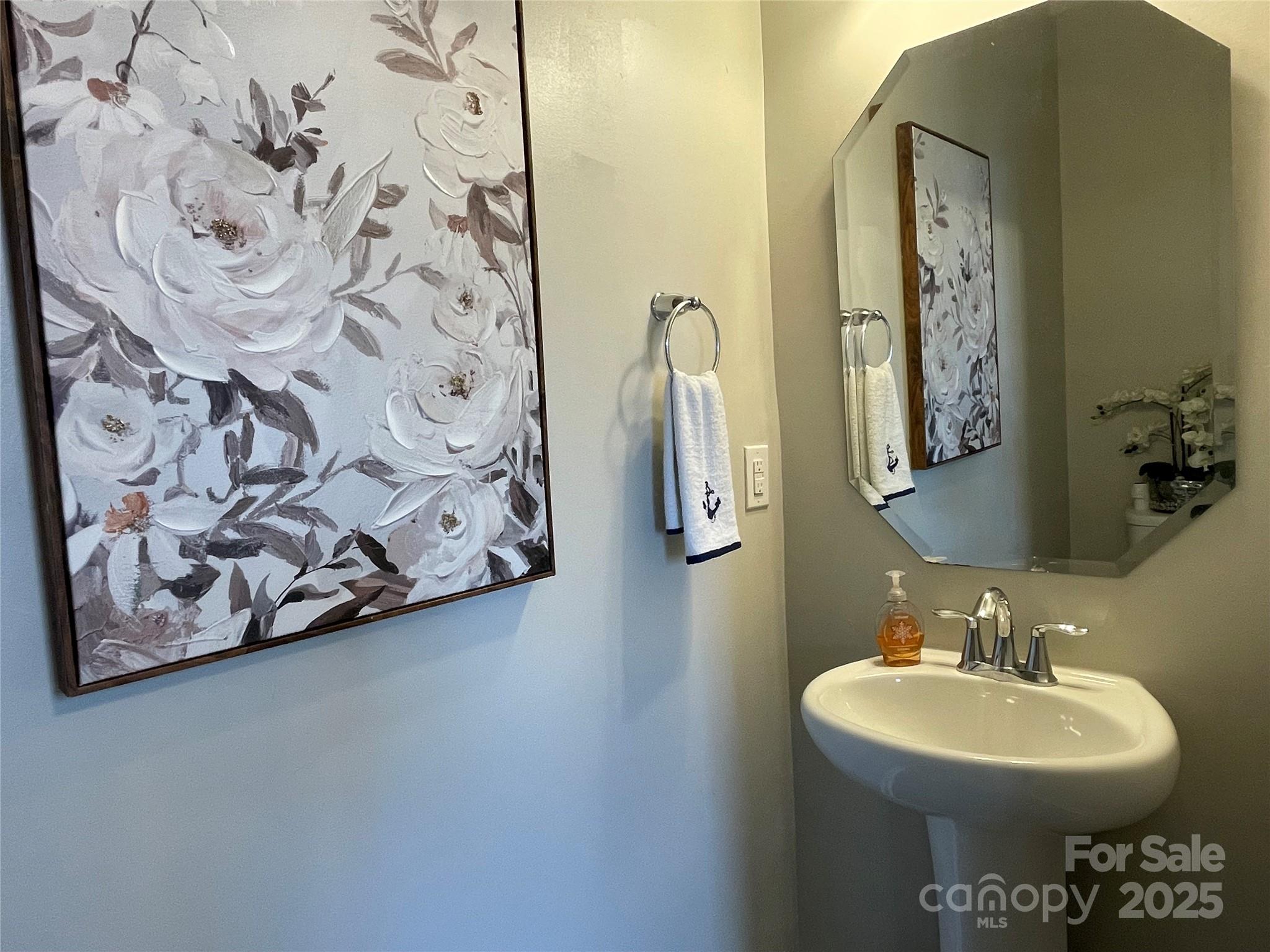 12417 Bryton Ridge Parkway Huntersville, NC 28078 - Photo 8 of 17 a bathroom with a sink and mirror with toilet