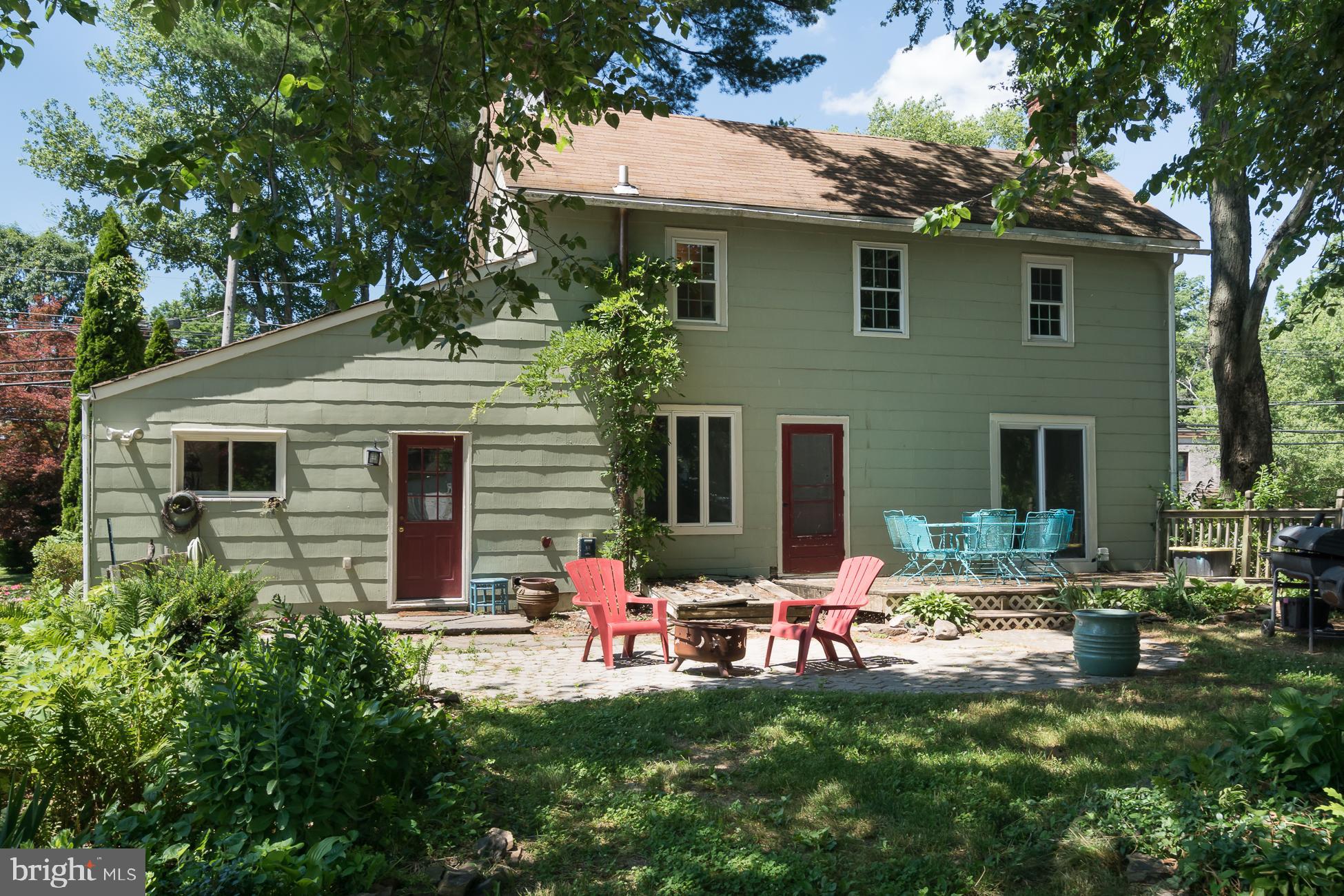 84 Pennington - Hopewell Road Pennington, NJ 08534 - Photo 2 of 26 Rear Exterior Terrace and Deck
