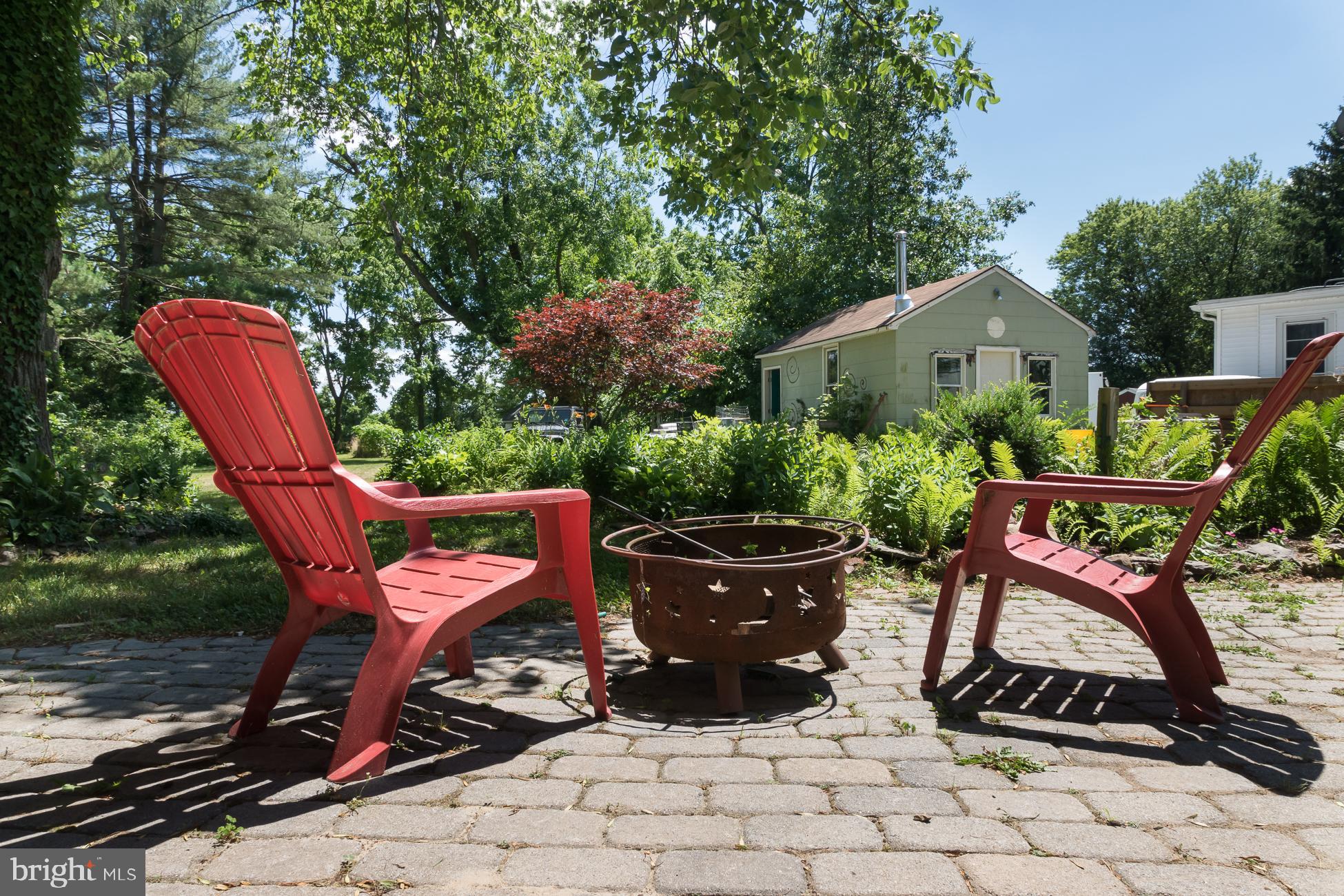 84 Pennington - Hopewell Road Pennington, NJ 08534 - Photo 18 of 26 Relax on the Rear Terrace Overlooking the Yard