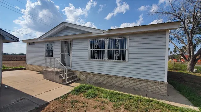 a backyard of a house