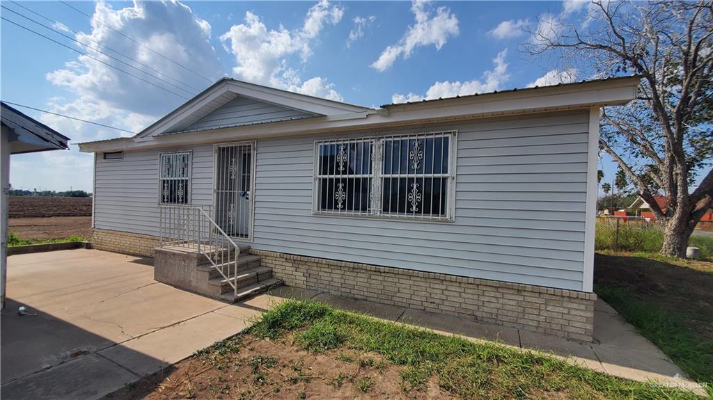 a backyard of a house