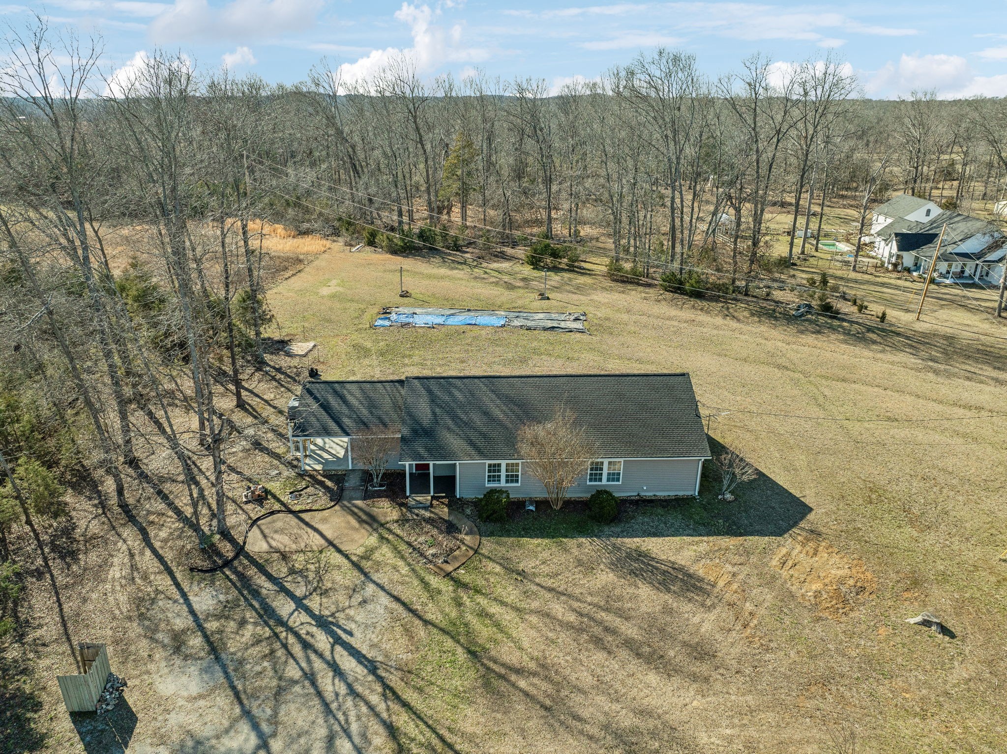 2185 Joe Brown Road Spring Hill, TN 37174 - Photo 49 of 96 a view of a terrace with a yard