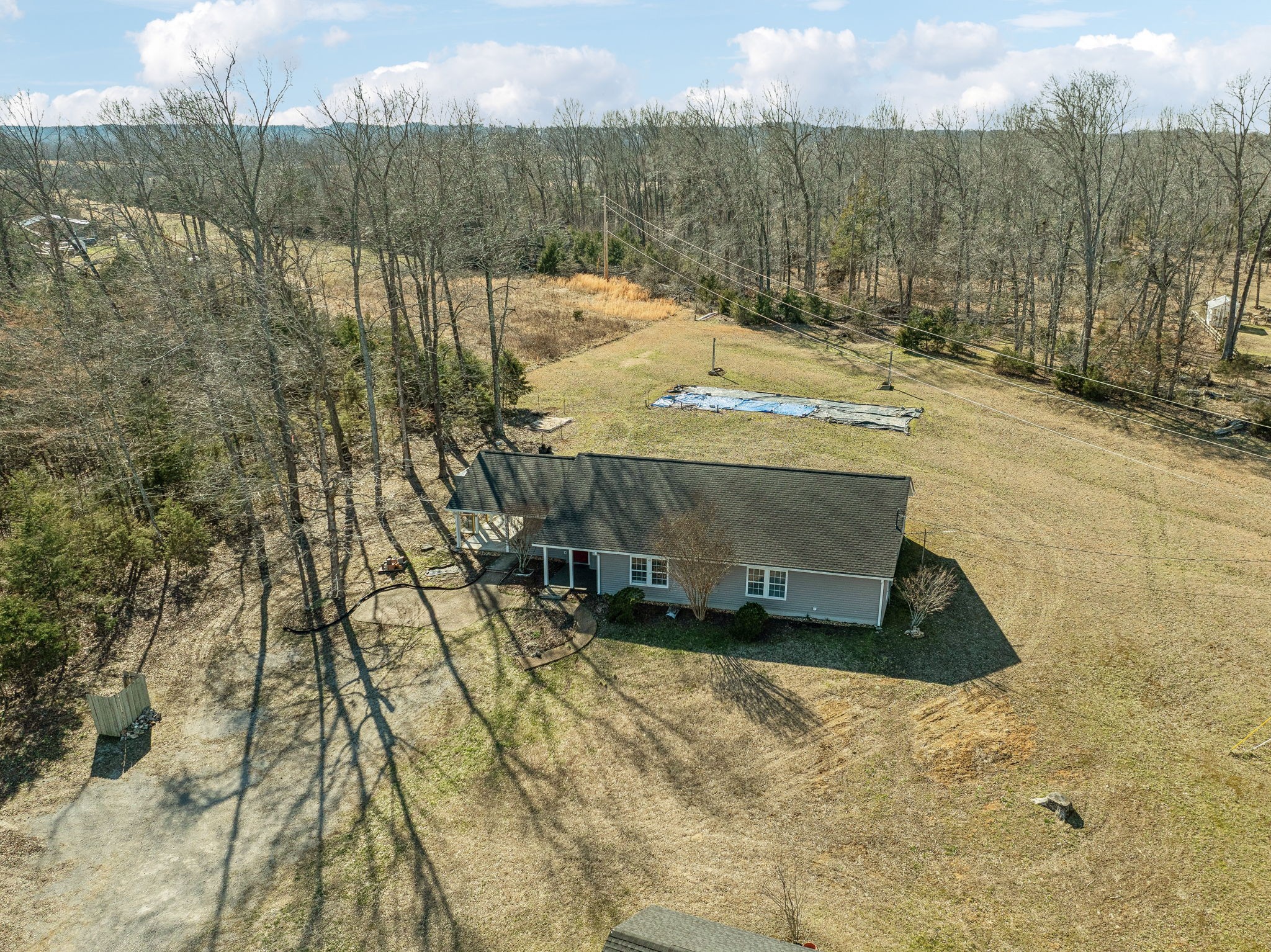 2185 Joe Brown Road Spring Hill, TN 37174 - Photo 51 of 96 a view of a house with a yard