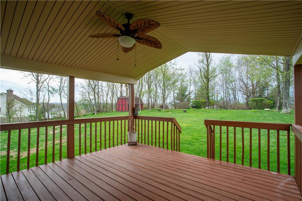128 Moffett Run Road Aliquippa, PA 15001 - Photo 41 of 48 a view of a deck with a ocean view