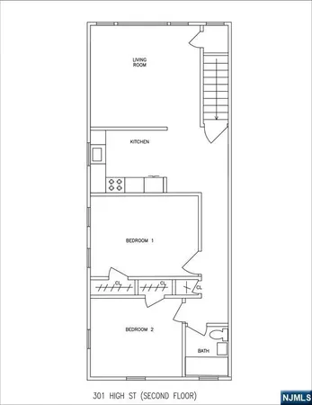 a picture of a floor plan