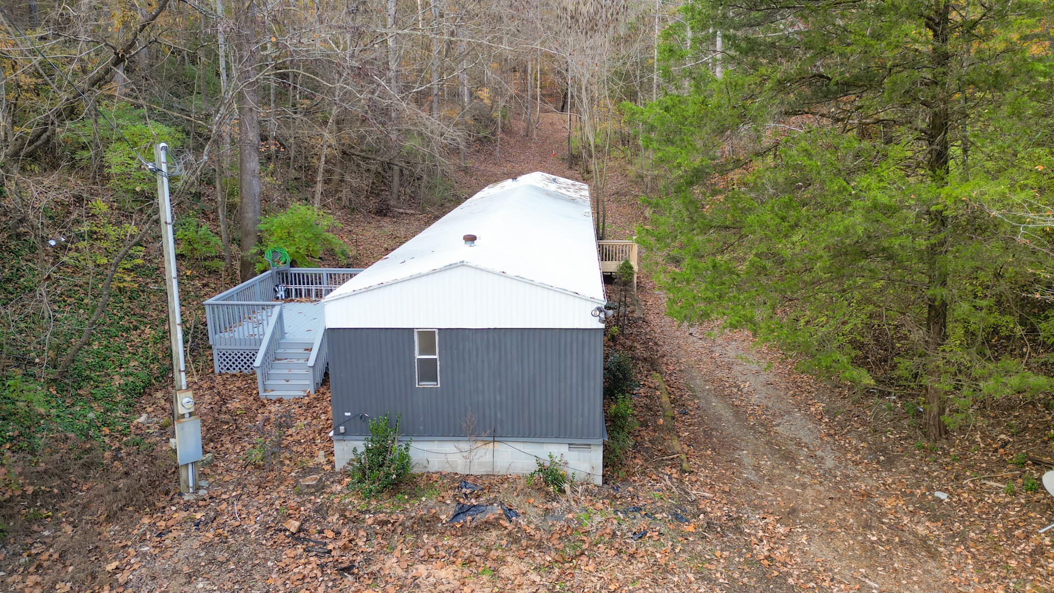 8552 Cub Creek Road Nashville, TN 37209 - Photo 10 of 45 a view of a backyard with potted plants and large tree