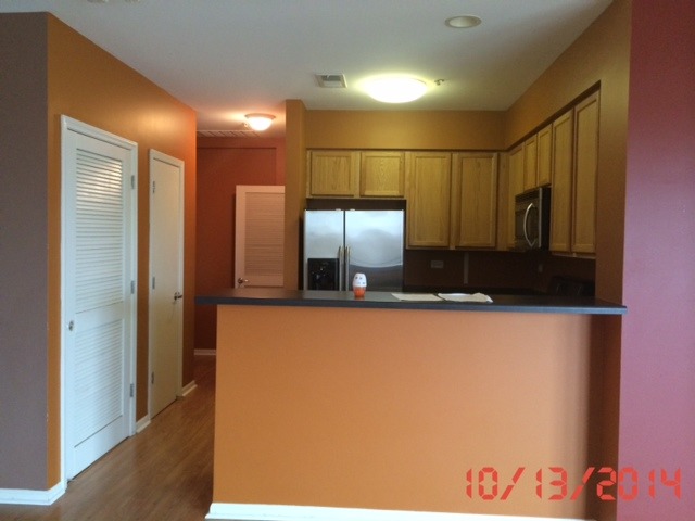 3522 South State Street, Unit 301 Chicago, IL 60609 - Photo 7 of 12 a bathroom with a sink and a mirror
