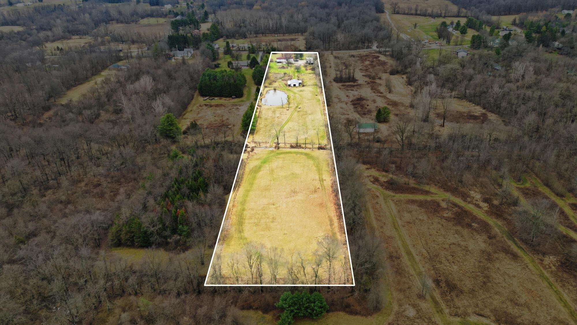 8092 Concord Road Johnstown, OH 43031 - Photo 7 of 7 Aerial Lot Lines Back