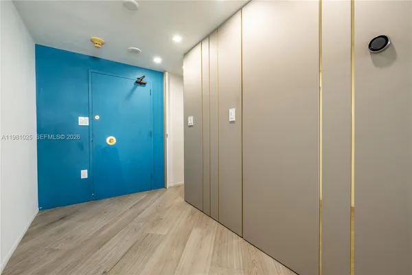 a view of a bathroom with shower