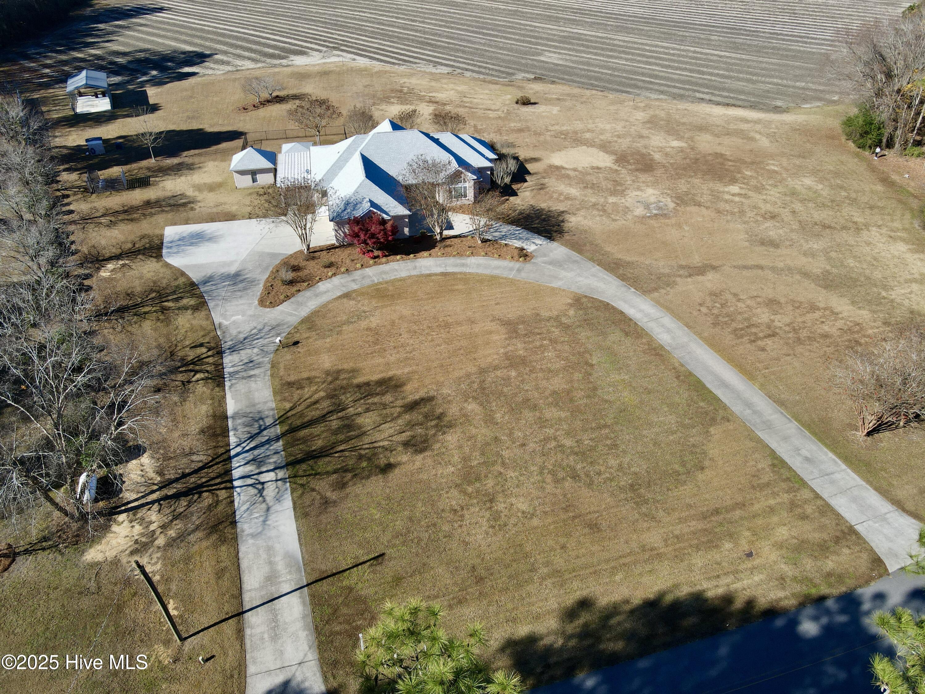 1380 Bear Trap Road Williamston, NC 27892 - Photo 24 of 111 Front side aerial view