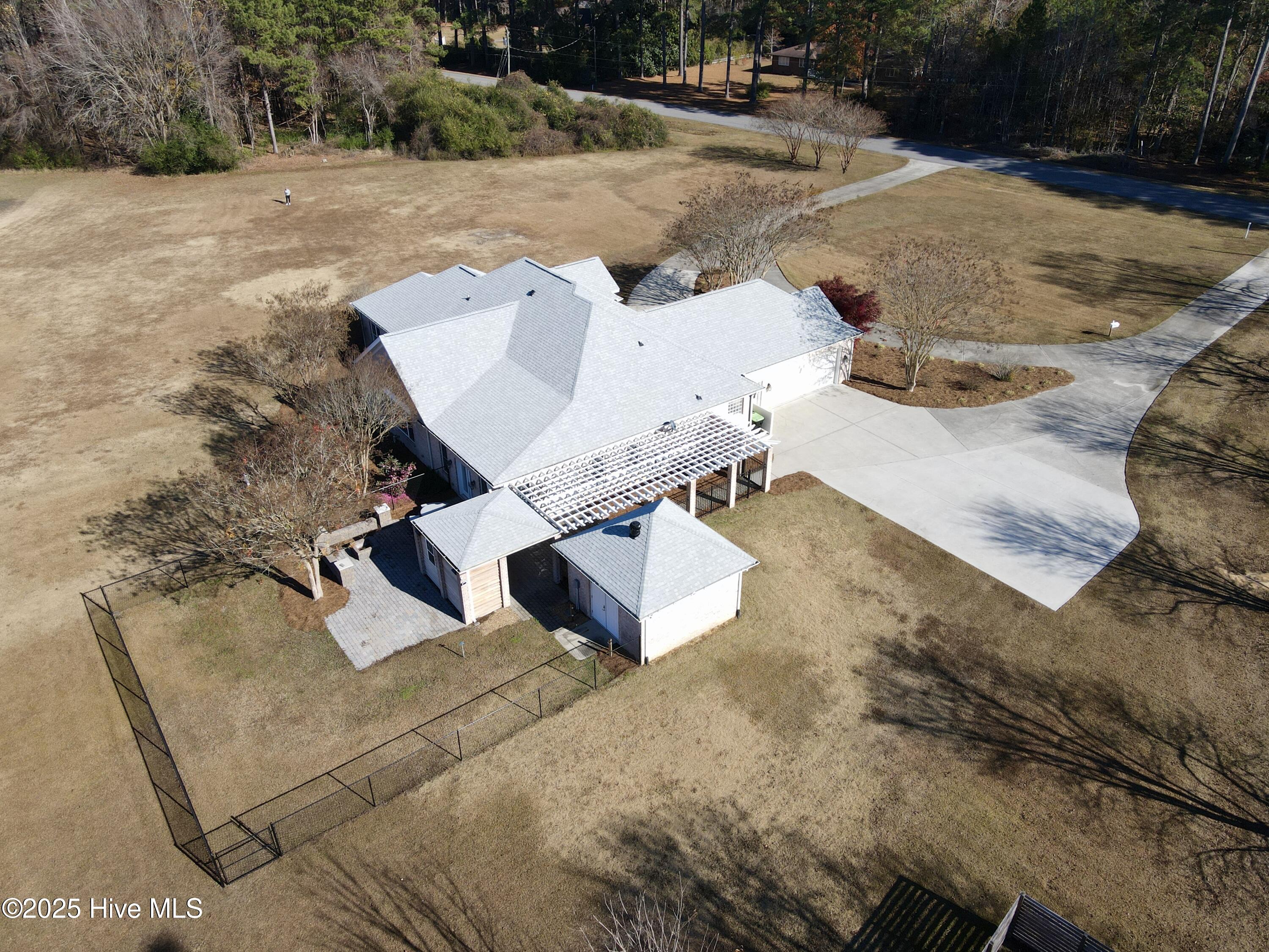1380 Bear Trap Road Williamston, NC 27892 - Photo 30 of 117 Back side aerial view